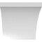 Ekena Millwork 4-in. W x 40-in. D x 40-in. H Thorton Architectural Grade PVC Knee Brace BRCP04X40X40THR - alternate 5